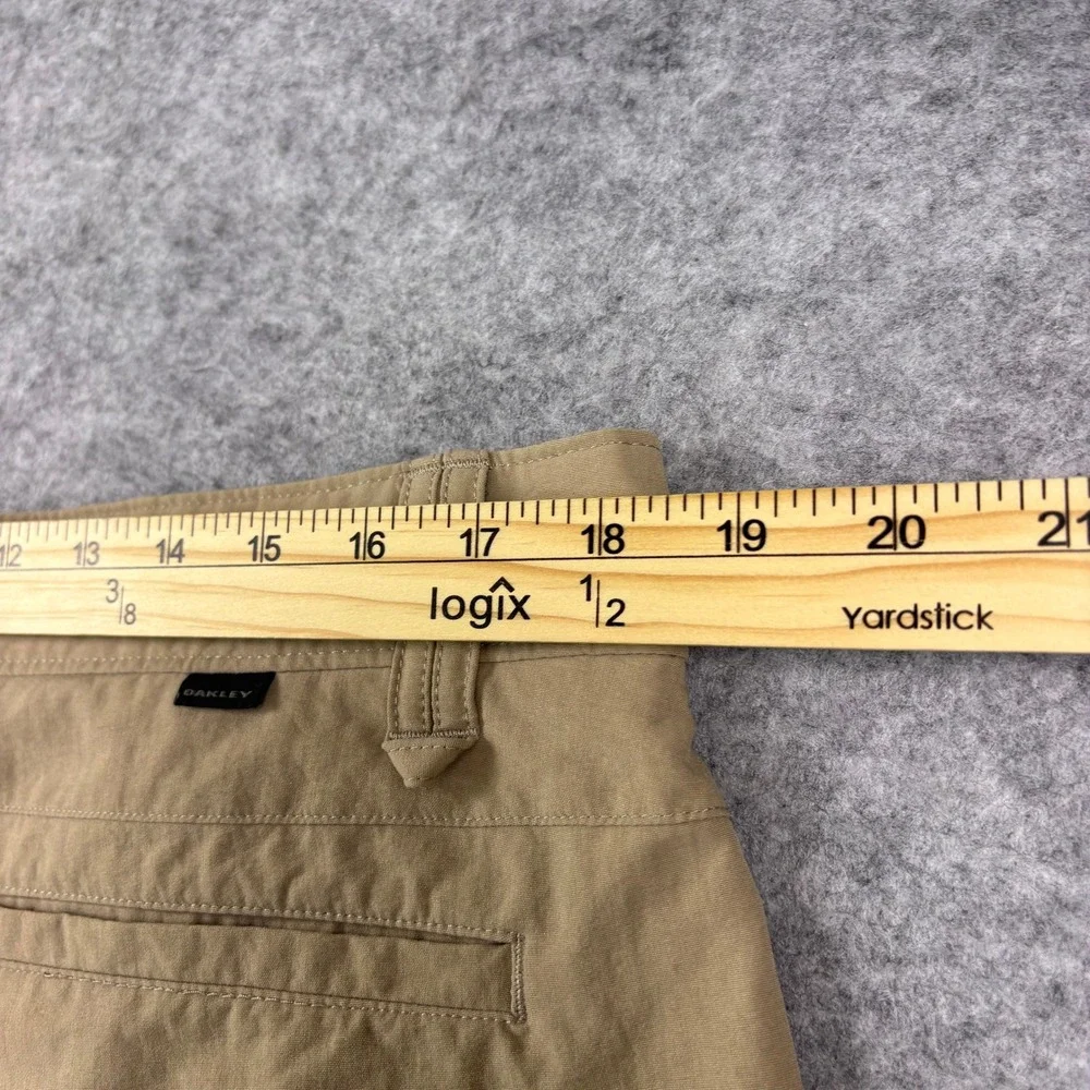 Oakley Mens Khaki Chino Pants Straight Leg Tan Outdoor Casual Trousers 36x32